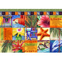 TROPICAL QUILT MOSAIC