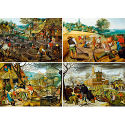 PIETER BRUEGHEL EL JOVEN, LAS CUATRO ESTACIONES
