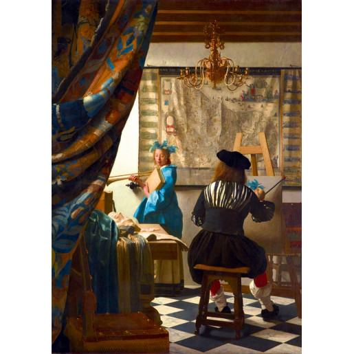 JOHANNES VERMEER, ARTE DE LA PINTURA