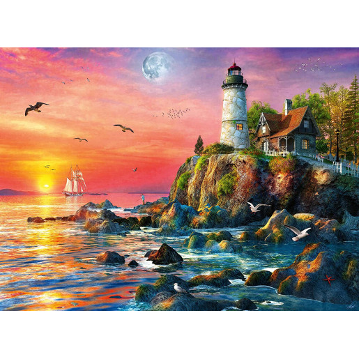 LIGHTHOUSE AT SUNSET