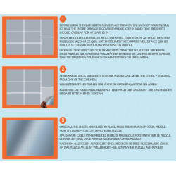 HOJAS DE PEGAMENTO PARA PUZZLES DE 2000 PIEZAS