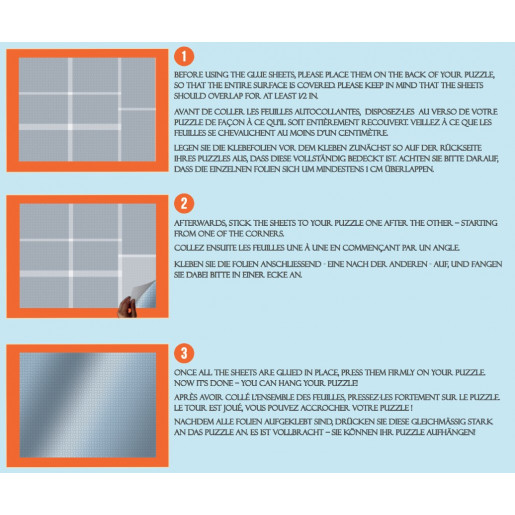 HOJAS DE PEGAMENTO PARA PUZZLES DE 2000 PIEZAS