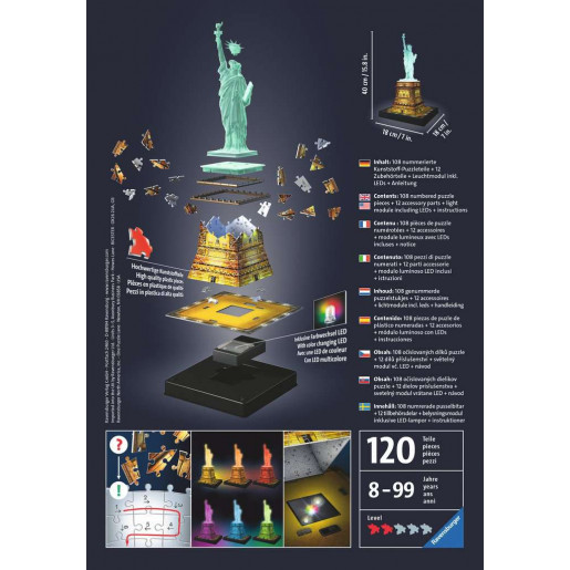 ESTATUA DE LA LIBERTAD, EDICION NOCHE
