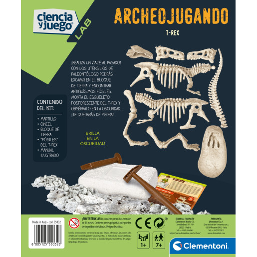 ARQUEO JUEGO T-REX FLUOR