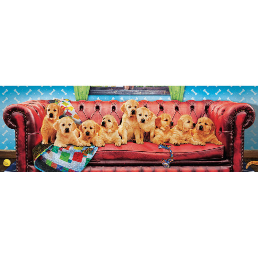 PERRITOS EN EL SOFA