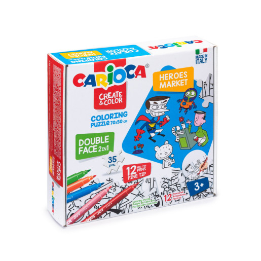 CARIOCA-COLORING PUZZLE