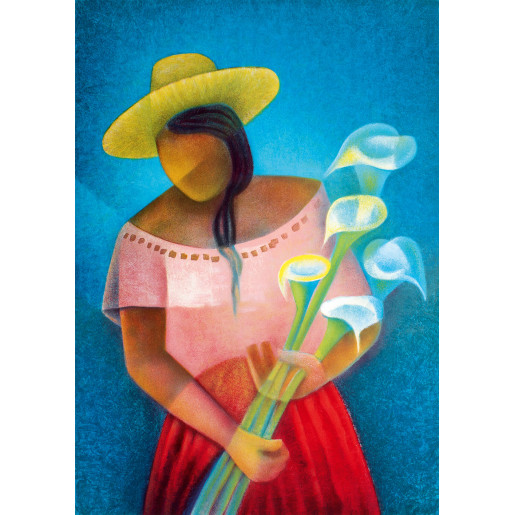 LOUIS TOFFOLI - LA FEMME AUX ARUMS 1985