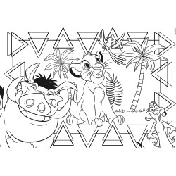 LISCIANI  DISNEY 24 PZS. PARA PINTAR SIMBA