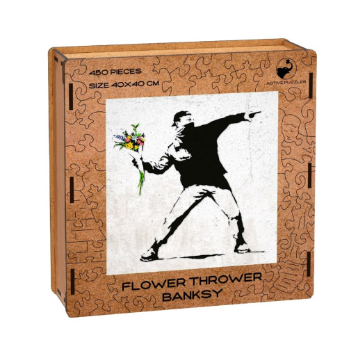 TIRADOR DE FLORES, BANKSY