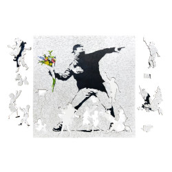TIRADOR DE FLORES, BANKSY