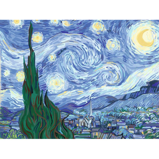 VAN GOGH, LA NOCHE ESTRELLADA