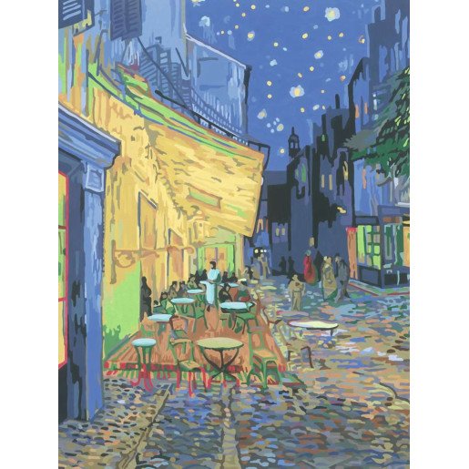 VAN GOGH, LA TERRAZA DEL CAFE POR LA NOCHE