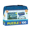 BOLSA DE DESAYUNO CON PUZZLE, NOCHE ESTRELLADA