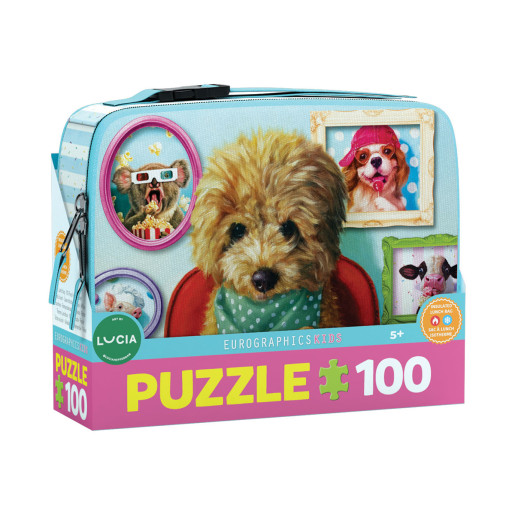 BOLSA DE DESAYUNO CON PUZZLE,  HORA DE LA CENA