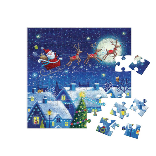 PUZZLE CALENDARIO DE ADVIENTO, PUEBLO NAVIDEÑO