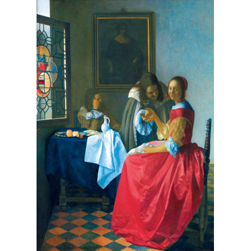 VERMEER, LA CHICA DE LA COPA DE VINO