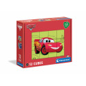 PUZZLE CUBOS 12 pzs. CARS