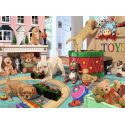 CACHORROS CON SUS JUGUETES