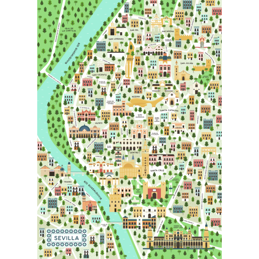 MAPA DE SEVILLA