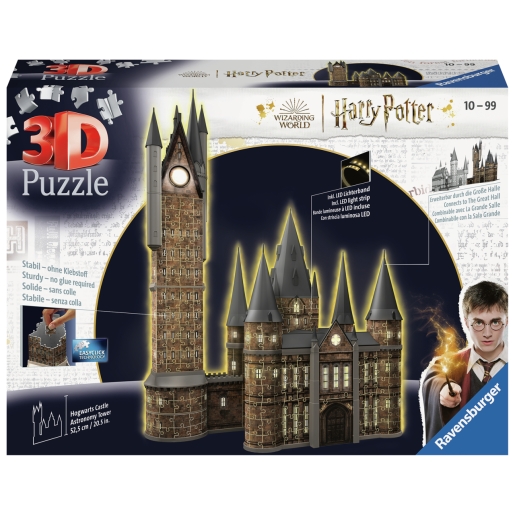 CASTILLO HOGWARTS, TORRE DE ASTRONOMIA, EDICION NOCHE