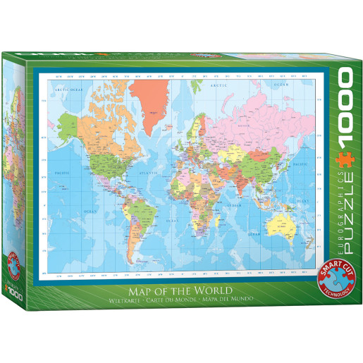 MAPA DEL MUNDO MODERNO ( SMART CUT )