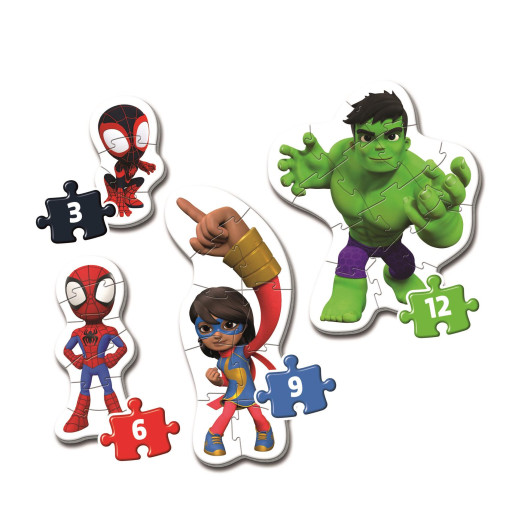 MI PRIMER PUZZLE 3-6-9-12 SPIDEY