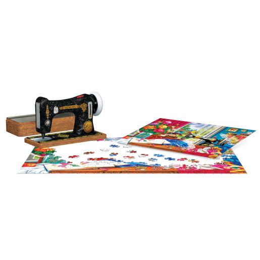 MAQUINA DE COSTURA, CAJA METALICA