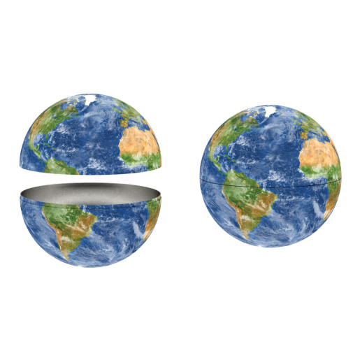 PLANETA TIERRA, CAJA METALICA