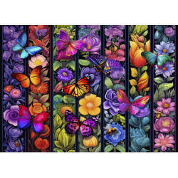FLORES Y MARIPOSAS