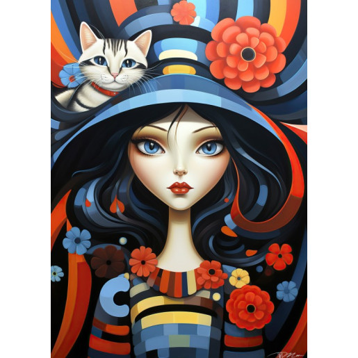 RETRATO MUJER Y ANIMALES
