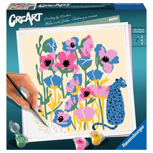 CREART - TREND CUADRADOS - AMAPOLAS