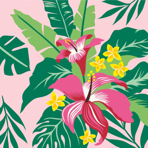CREART - TREND CUADRADOS - PLANTAS TROPICALES