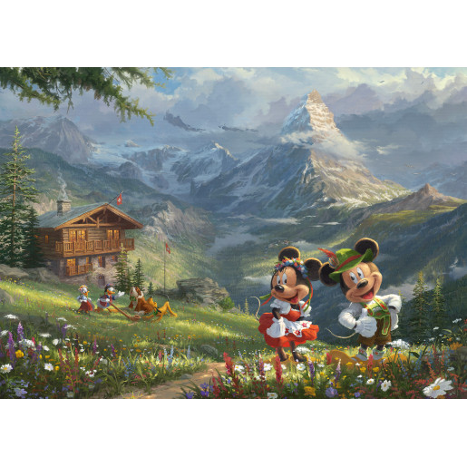 DISNEY MICKEY Y MINNIE EN LOS ALPES