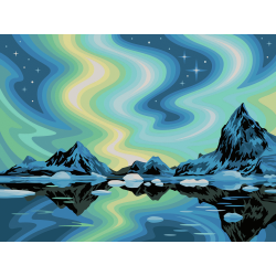 CREART AURORA BOREAL, SERIE CANVA