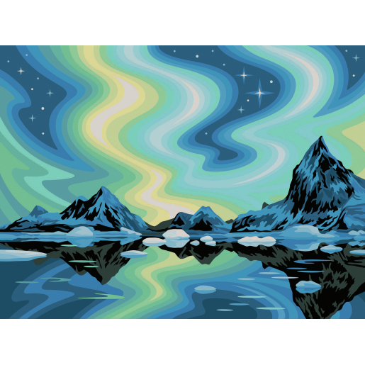 CREART AURORA BOREAL, SERIE CANVA