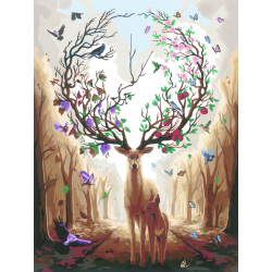 CREART - EL CIERVO, SERIE CANVA