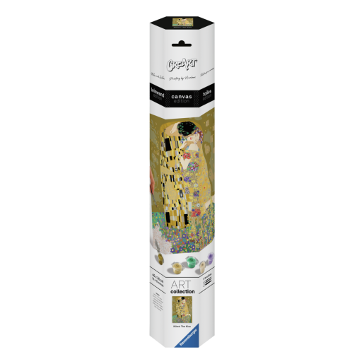 KLIMT: EL BESO, SERIE CANVA