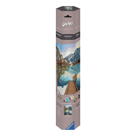 LAGO DE MONTAÑA, SERIE CANVA