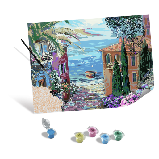 PAISAJE MEDITERRANEO, SERIE CANVA