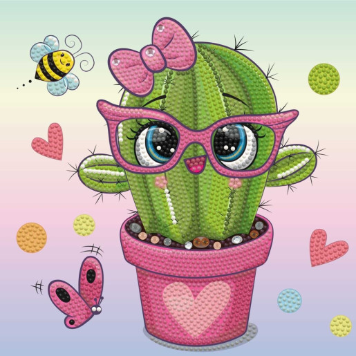 CACTUS ROSA - DIAMOND DOTZ