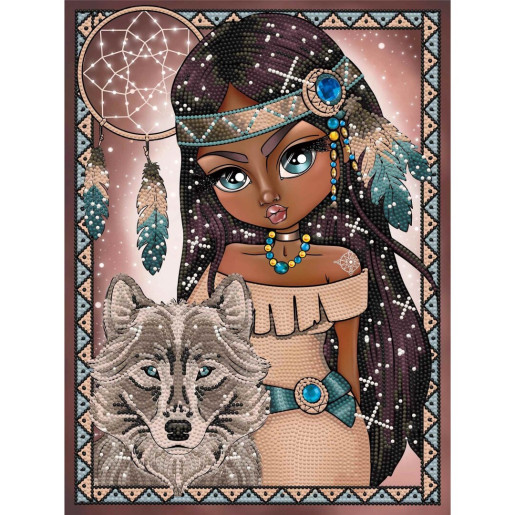 INDIA CON LOBO - DIAMOND DOTZ