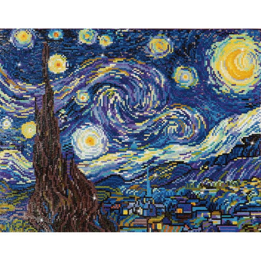 NOCHE ESTRELLADA, VAN GOGH - DIAMOND DOTZ