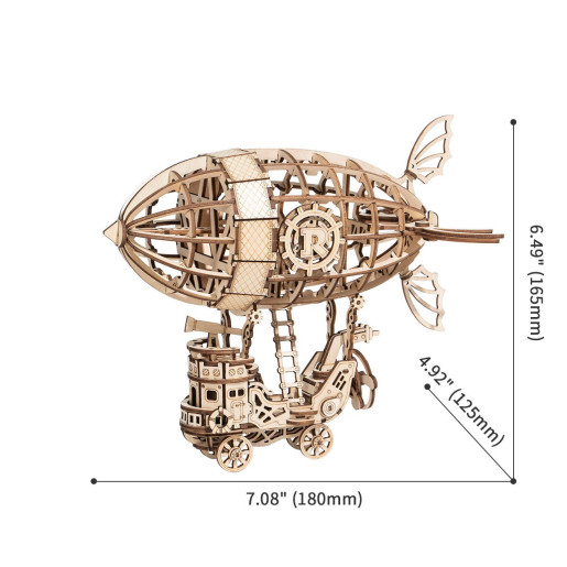 DIRIGIBLE DE MADERA MODERNO - ROLIFE