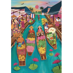 MERCADO FLOTANTE TAILANDIA