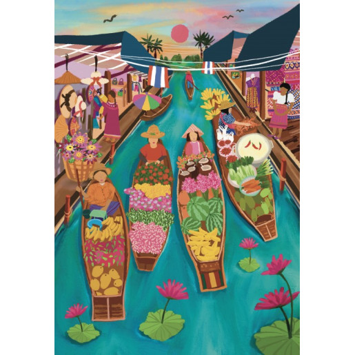 MERCADO FLOTANTE TAILANDIA