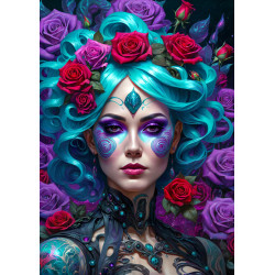 RETRATO DE FLORES GOTICAS