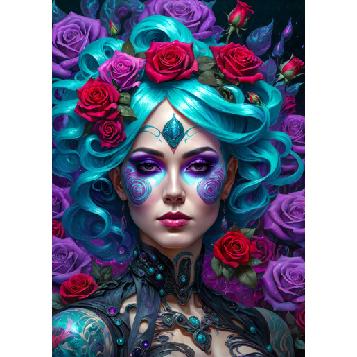 RETRATO DE FLORES GOTICAS