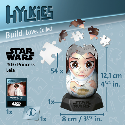 HYLKIES - STAR WARS PRINCESA LEILA