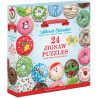 PUZZLE CALENDARIO DE ADVIENTO, DONUTS DE NAVIDAD