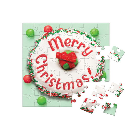 PUZZLE CALENDARIO DE ADVIENTO, DONUTS DE NAVIDAD